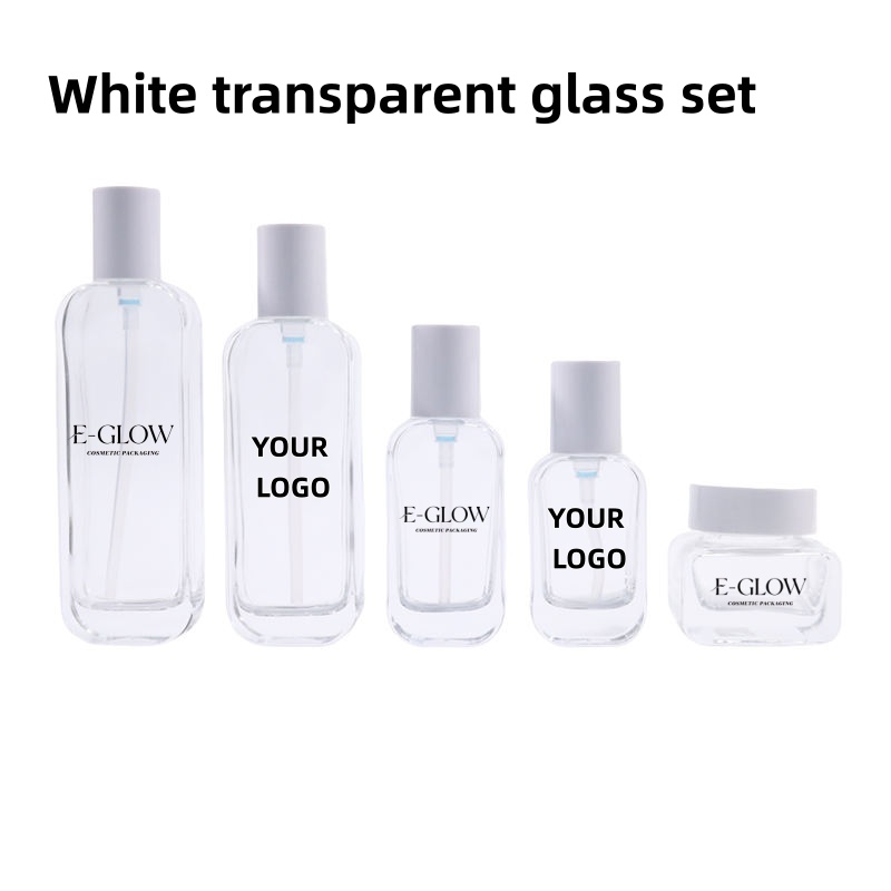 Luxury Skincare & Spa - 【로고 맞춤 제작】1개 고급 투명 유리