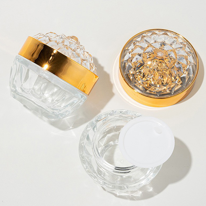 Luxury Skincare Bottles - 럭셔리 다이아몬드 50g 유리 페이스 크림