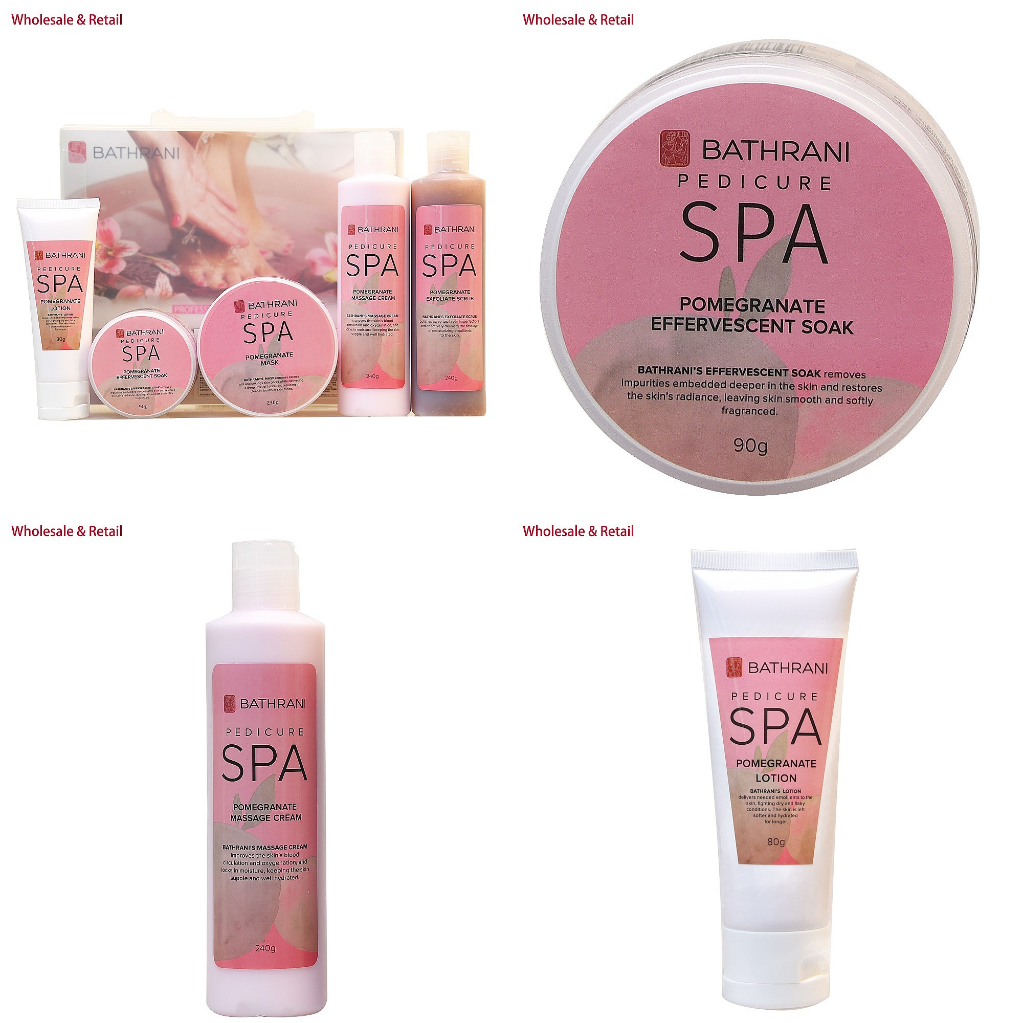 Luxury Skincare & Spa - 스파 페디큐어 키트 5단계 발 피부