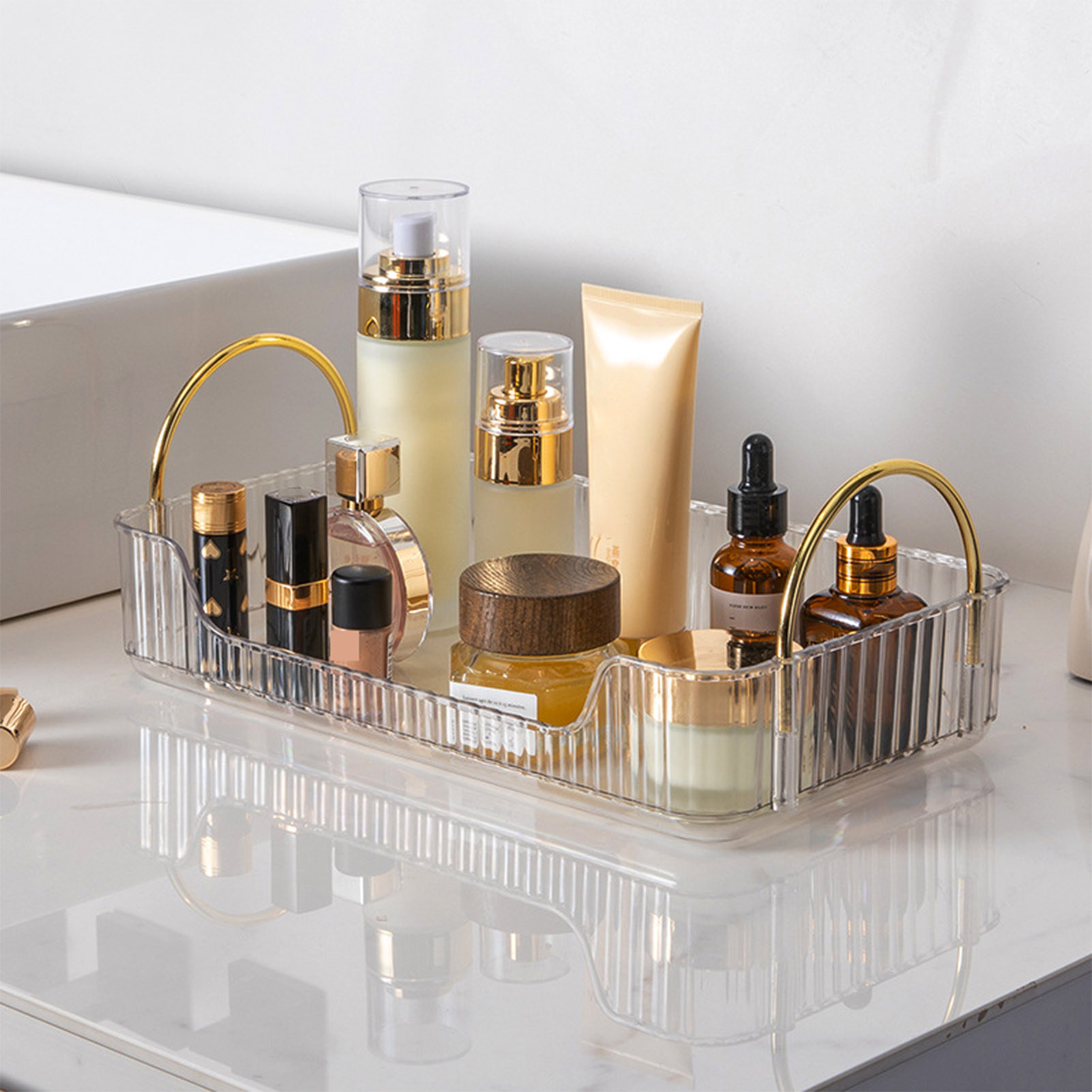 욕실 정리대 고급 아크릴 보관함 쥬얼리 화장품 메이크업 - Luxury Skincare & Spa 리뷰 및 가격