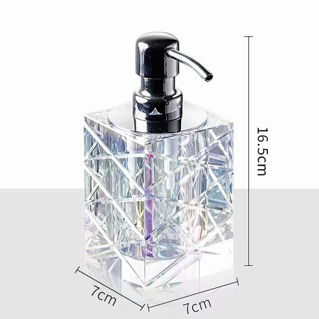 모던 미니멀리스트 크리스탈 유리 용기 고급 욕실 펌프  - Luxury Skincare Bottles 리뷰 및 가격
